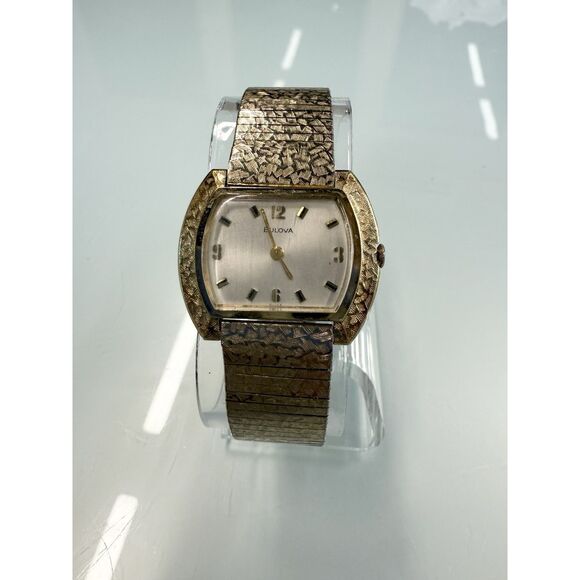 Vintage RARE Bulova President “C” Watch 1968 Swiss 10k R.G.P 17 Jewels Bulova M8 - Picture 1 of 15